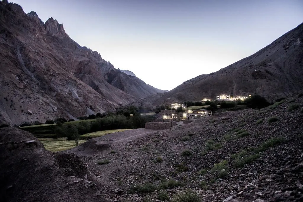 Here is how the village looked after solar grid installation.