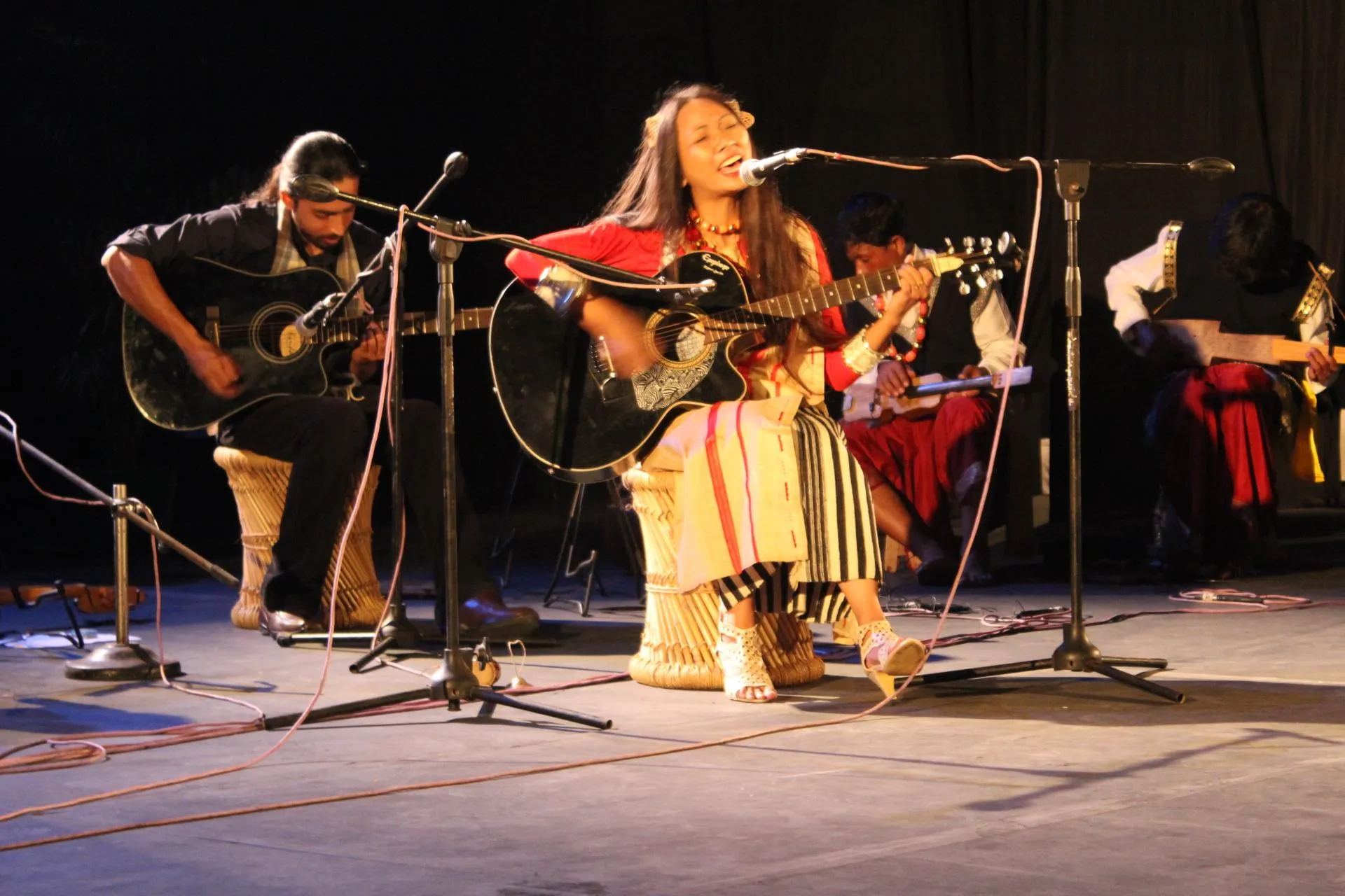 Rida Gatphoh, 30, is founder, songwriter and lead singer of 'The Musical Folks'. (Ninglun Hanghal\WFS)