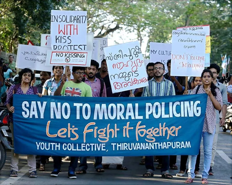 A sudden upheaval among the quiet youth of Kerala has been triggered by pent up frustration against repeated incidents of violence and bullying against those who ‘dared’ to be ‘liberal’. (Credit: KOL Campaign)