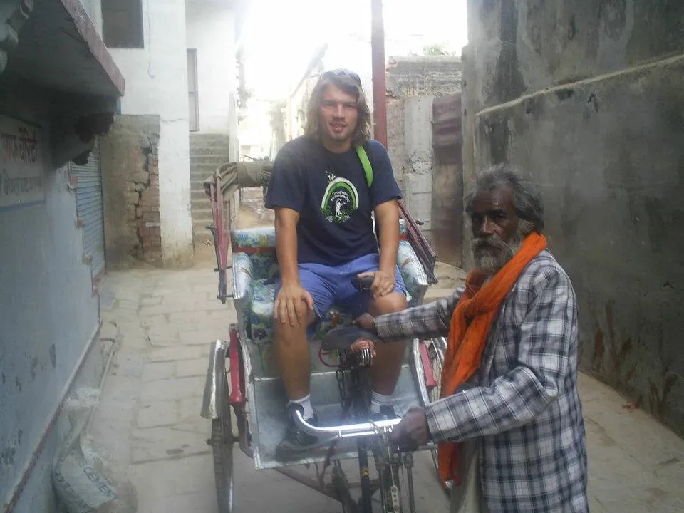 Jaco Swanepoel went to Vishakhapatnam to help the cyclone victims.