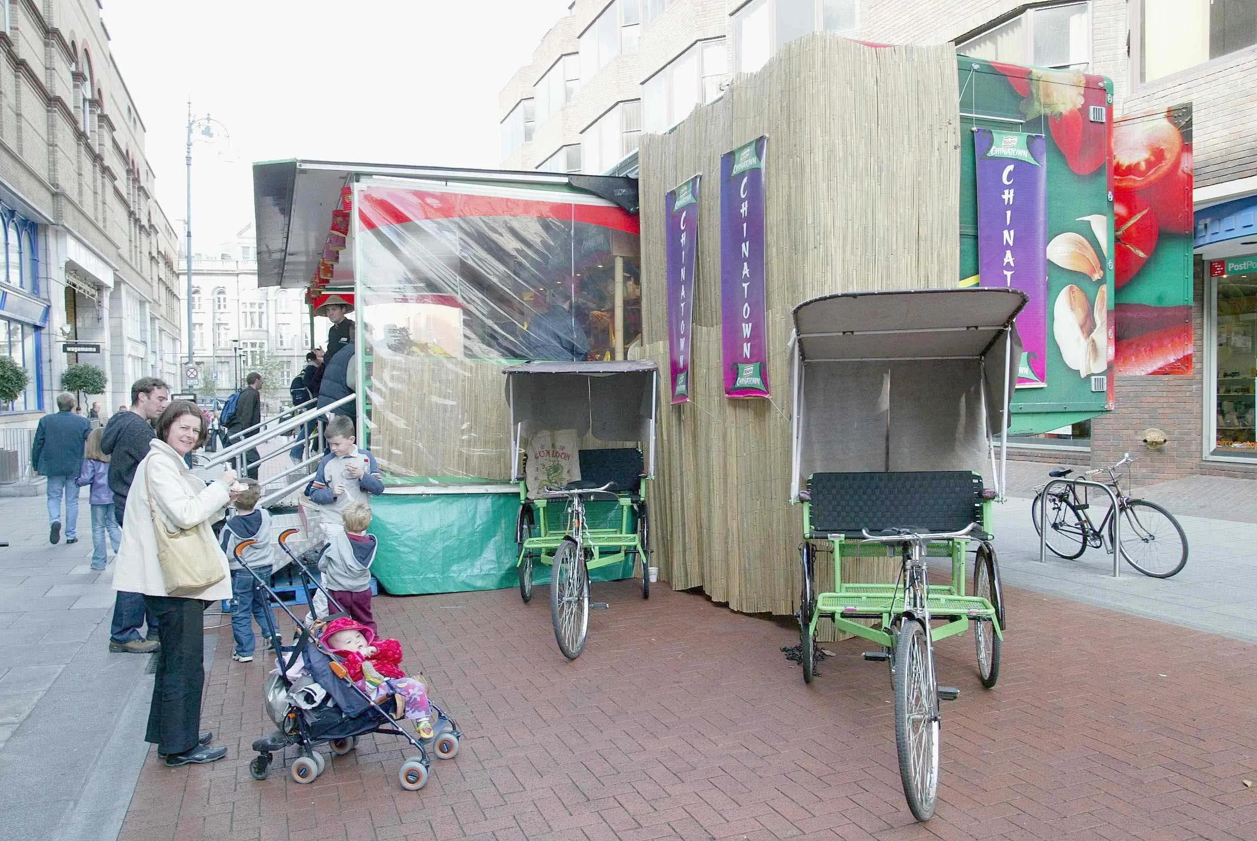 NARI's rickshaws in Ireland.
