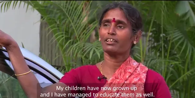 Gauri, the car cleaner.