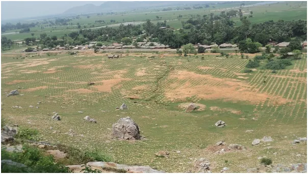 Dashrath worked in the fields on the other side of the mountain