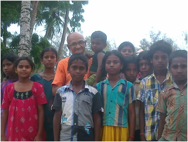 Swamiji believes in worshipping the humanity.