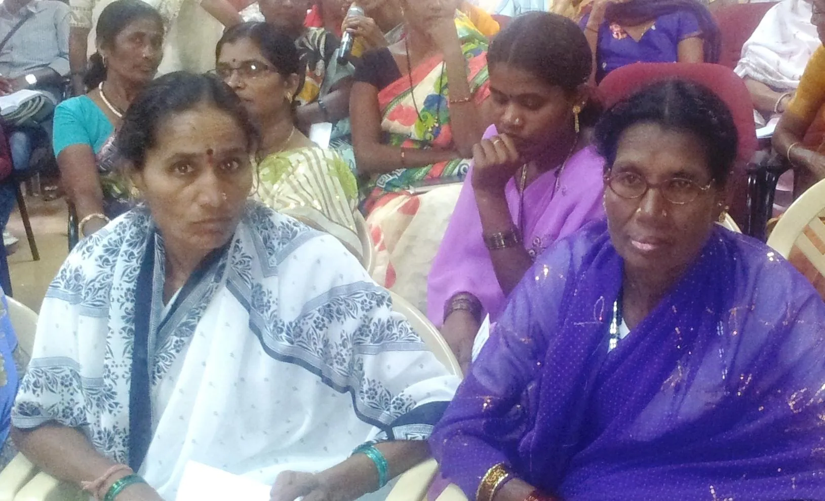 Despite losing their husbands and living a life of drudgery, these women have courageously stood up to regressive traditions to get their lives back on track. (Credit: Pushpa Achanta\WFS)