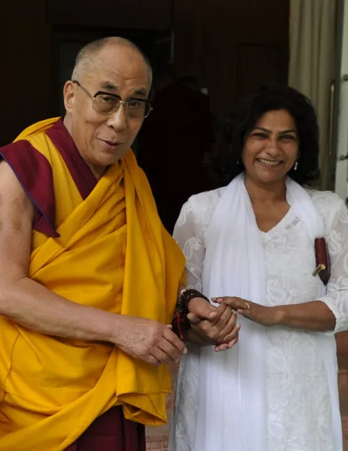 Yasmin also met Dalai Lama for the alternate therapy in Dharamshala.