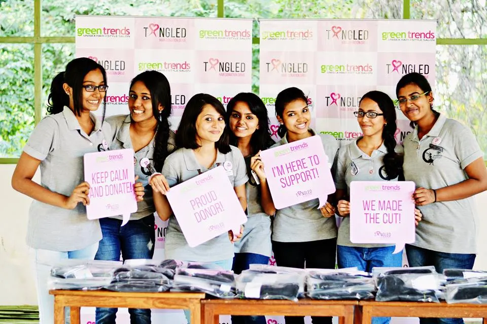 The all-girls team have launched the initiative to donate hair for a cause.