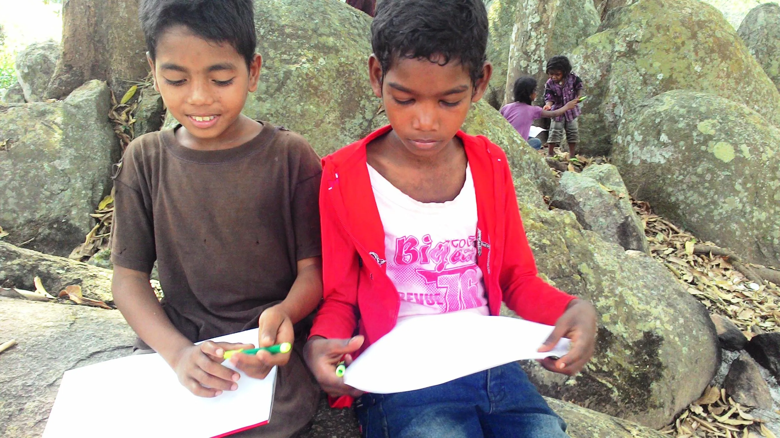 The kids who could not even read properly now flaunt their skills.