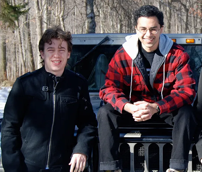 Standing: Zack Anderson Sitting: Shakeel Avadhany Photo Credit: Levant Power. 