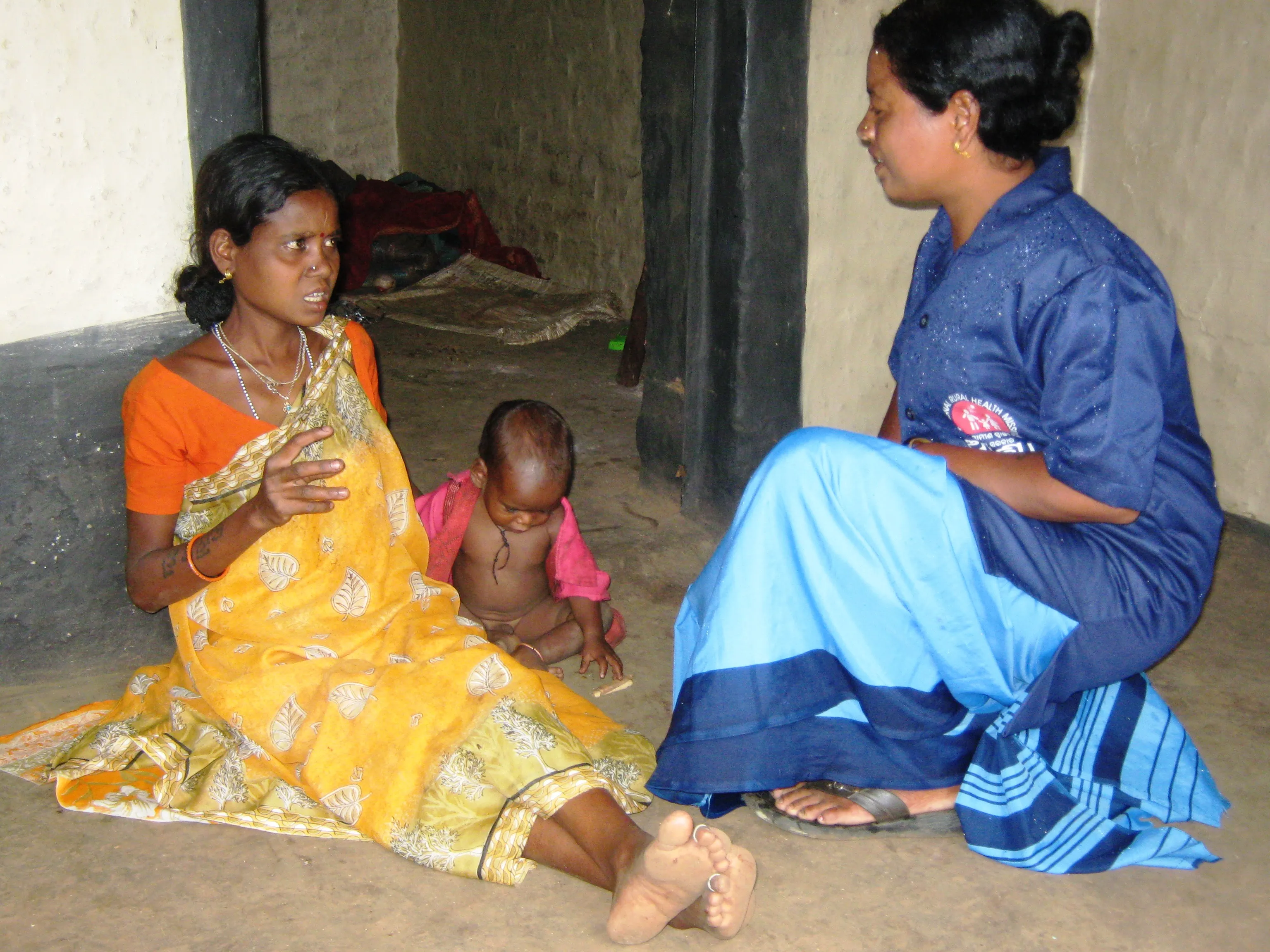 The presence of a skilled birth attendant at the time of delivery can make the difference between life and death. (Credit: Sarada Lahangir\WFS)