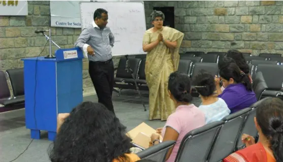 The experts in social sector field take various sessions.
