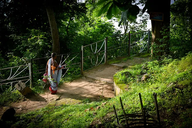 But the scene is changing now. “The trees have reduced in number. Earlier, there was only a pathway leading to the temple that was accessible, the rest was forest. Now most of the island can be reached”, says the priest who has lived on this island for over 40 years now. Man always makes ways to find God. Umananda has seen it.