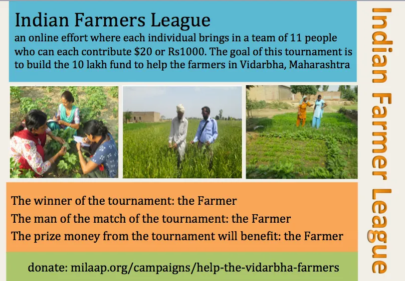 Indian Farmers League enables you to be a changemaker in an interesting way.
