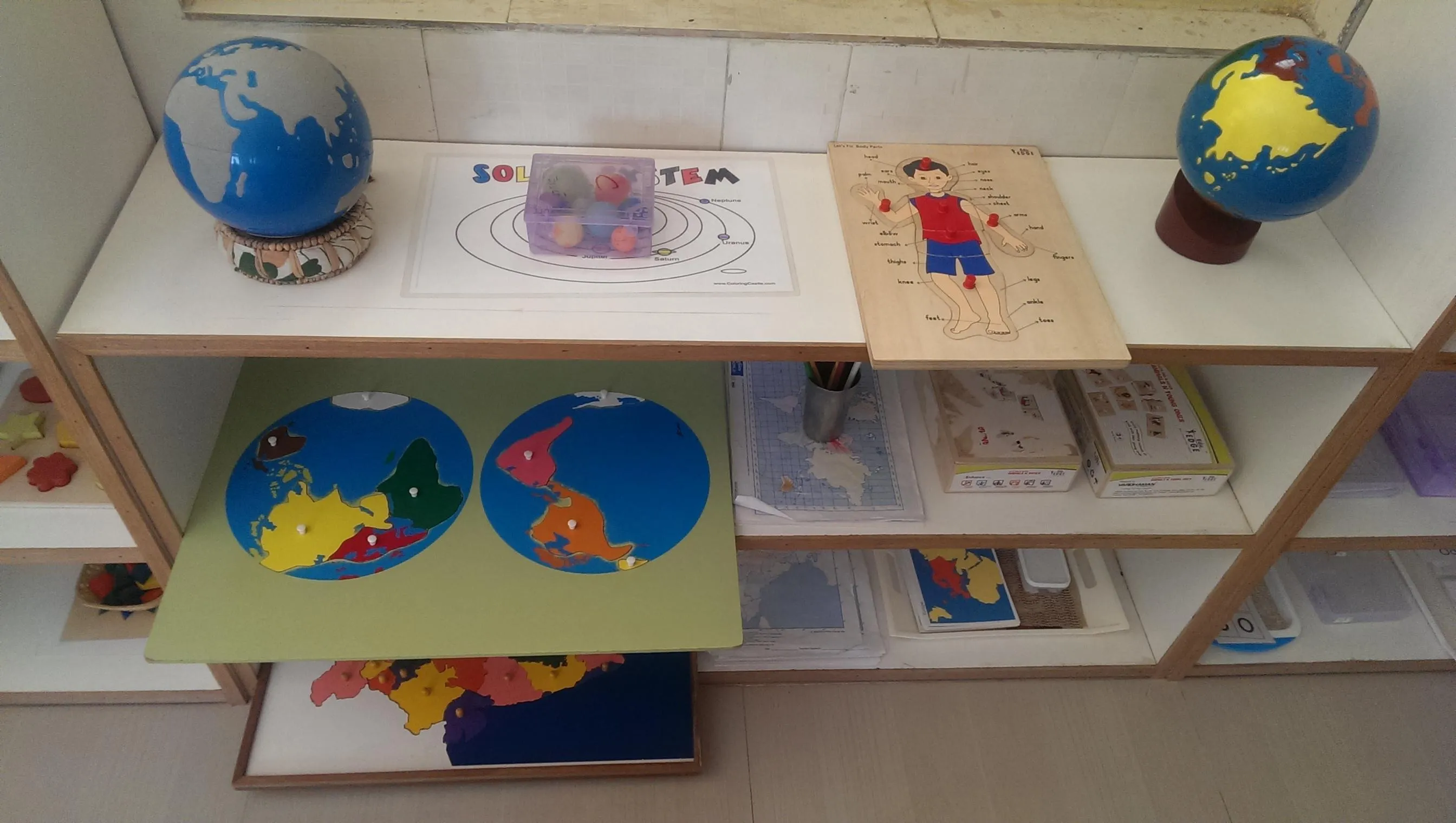 The montessori follows fun yet disciplined routine.