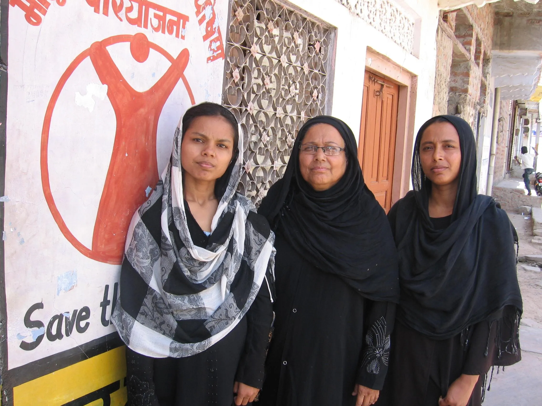 From left) Saira, Shahjahan and Sameena are three of the many conscientious community volunteers who have joined hands with religious leaders under a special initiative that aims to improve the overall health of the over 1.6 lakh Muslims living in Tonk, in Rajasthan. (Credit: Abha Sharma/WFS)