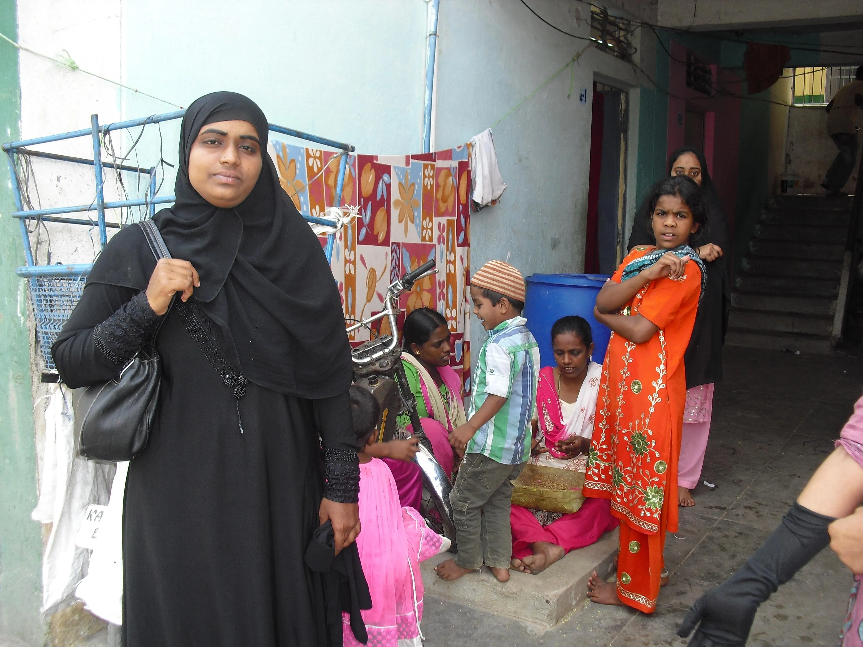 Zaiba Taj, 21, mentors several hundred children in and around her Haleem Nagar slum in Mysore and is a true agent of change, who has brought about a positive transformation in her own life as well as motivate others like her to follow in her footsteps. (Credit: Roshin Varghese\WFS)