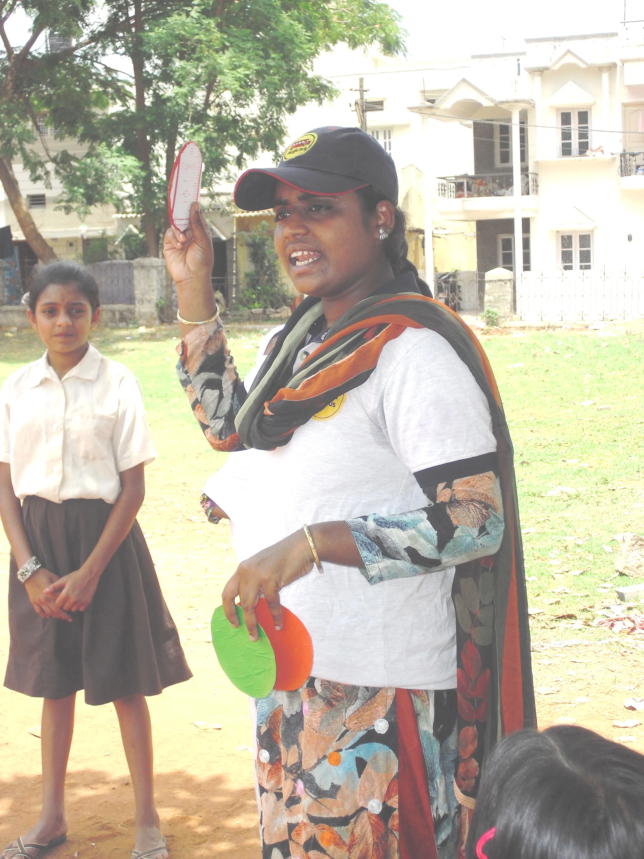 Her work as a youth mentor has not only helped Zaiba gain insights into issues like health, gender and child protection, but also given her the confidence to express herself and effortlessly address a large gathering. (Credit: Roshin Varghese\WFS)