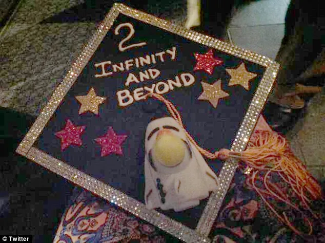 Tanishq Abraham's Graduation Cap - 2 Infinity and Beyond