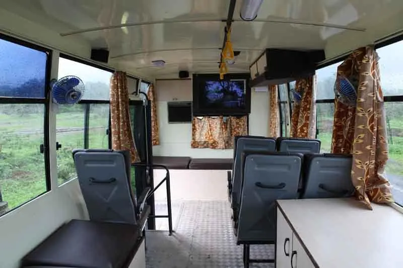 The MSL is equipped with everything from science experiment equipment to a television and library sets.