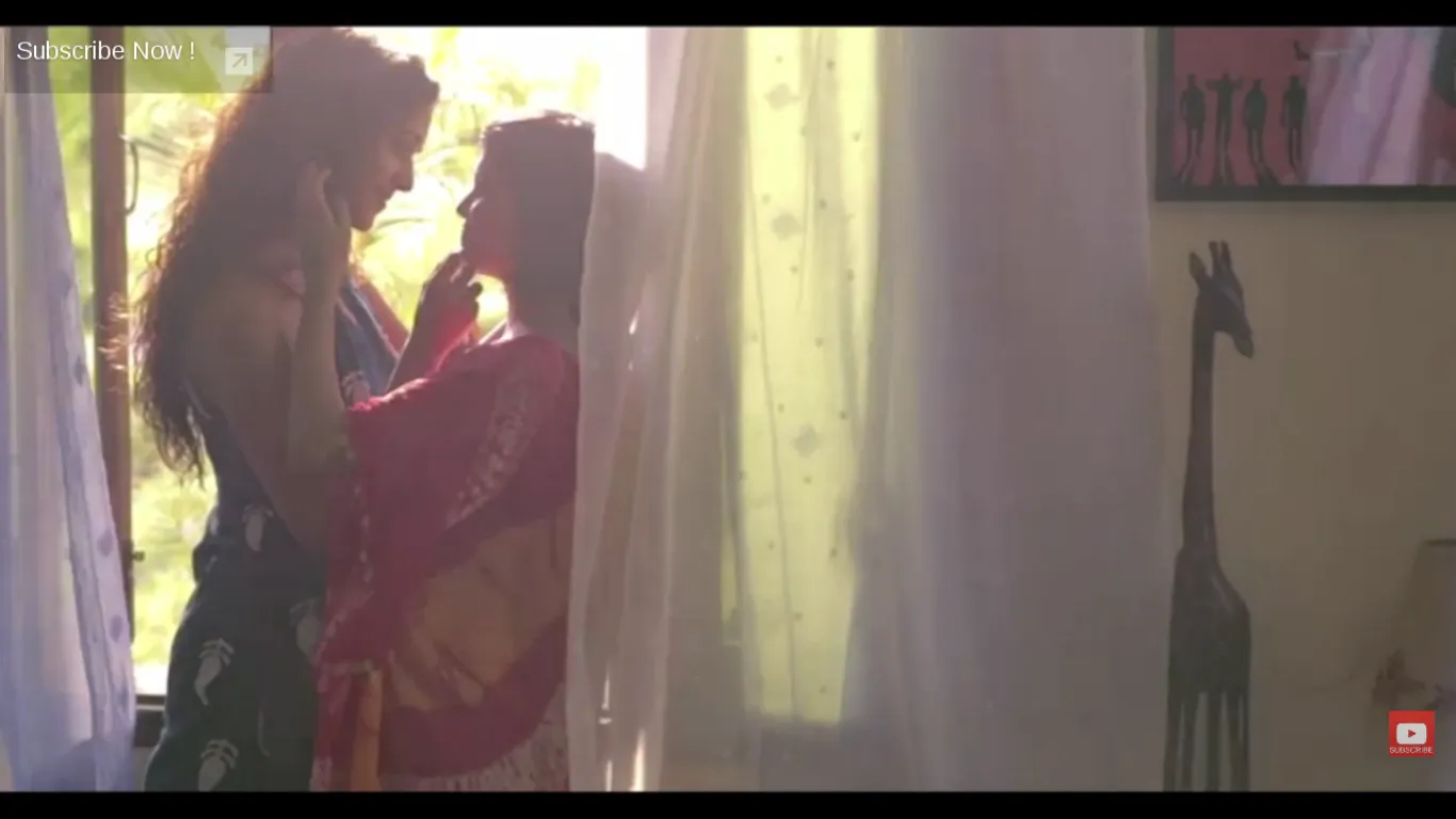 A still from the ad