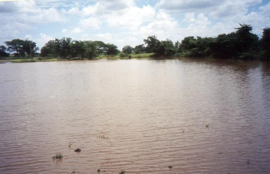 The watershed filled to capacity.  