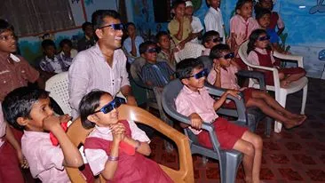 Sandip's classes are fun and students can't wait to come to school.