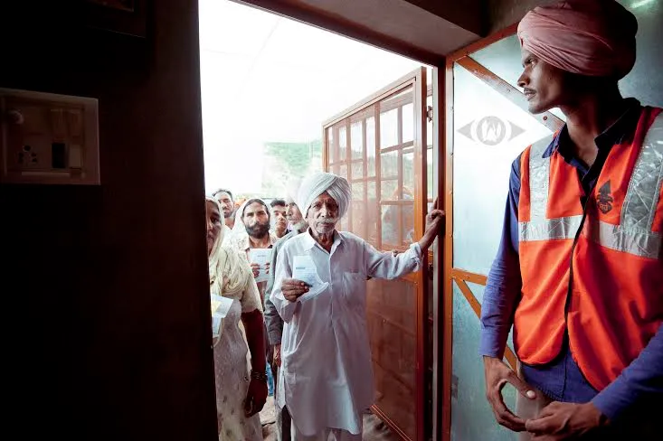 Beneficiaries are given an ID card which they can use to avail services at various health camps.
