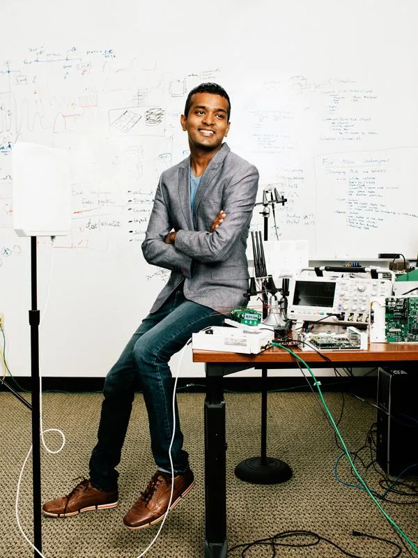 Shyam Gollakota has a B.Tech from IIT Chennai, Madras, and an M.S and PhD from MIT.