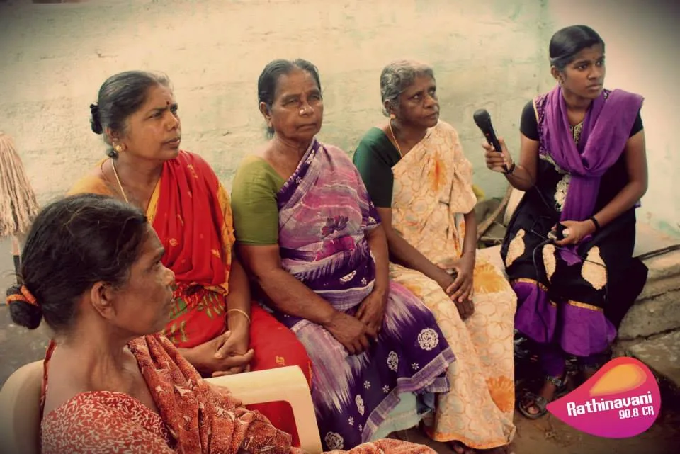 A focus group discussion with womne's group- Radio Rathinavani