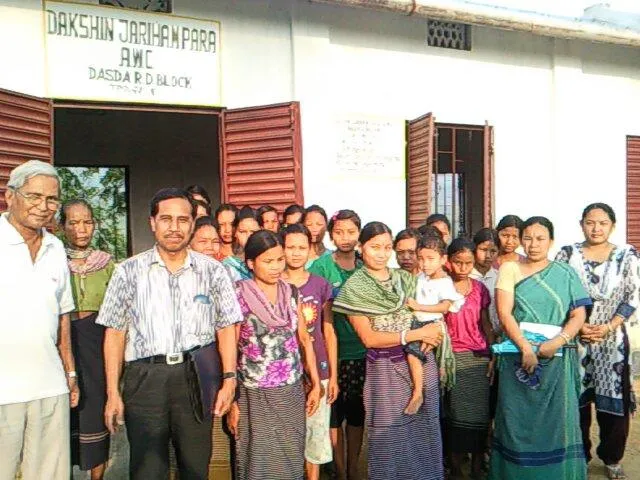 Elected to the Tripura Tribal Areas Autonomous District Council Sandhya Rani Chakma (second from right) is the only woman on its nine-member Executive Council. (Credit: TTAADC Khumulwng)