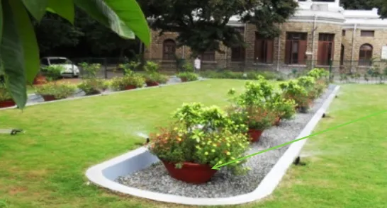 STP is constructed under the ground. hence, it does not even spoil the look of the building.