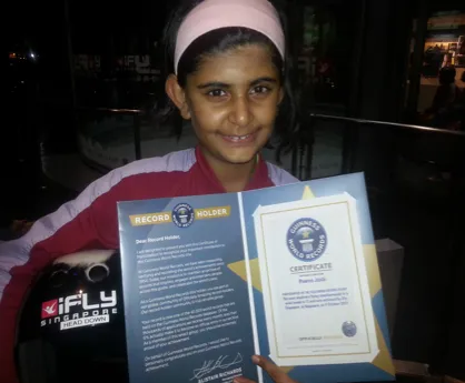 Poorva wants to become an astronaut or pilot in future.