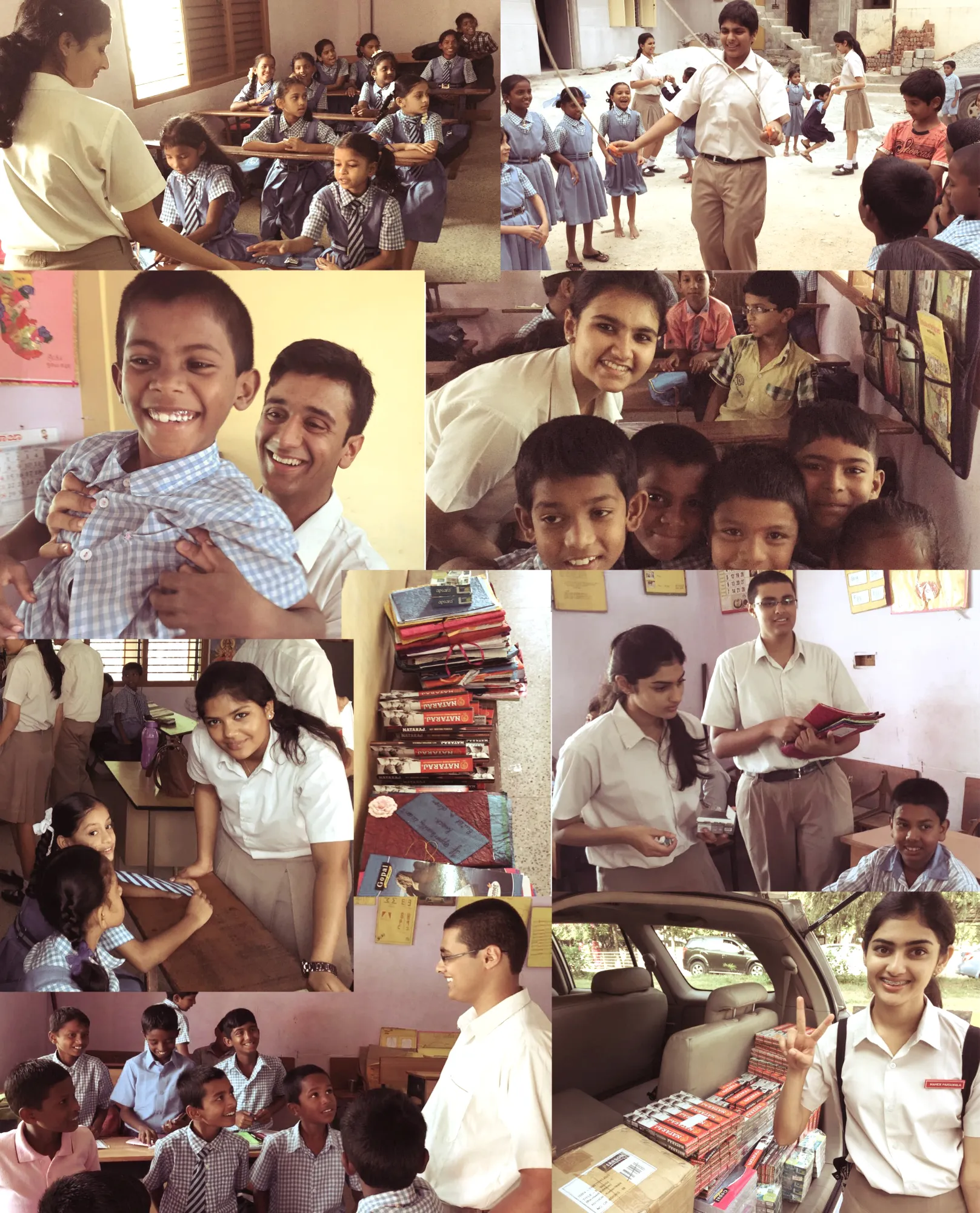 The team of TAGE - Clockwise: Nitika, Nishant, Shagun, Vivek and Mahek, Mahek, Vivek, Aarcha, Aniruddha