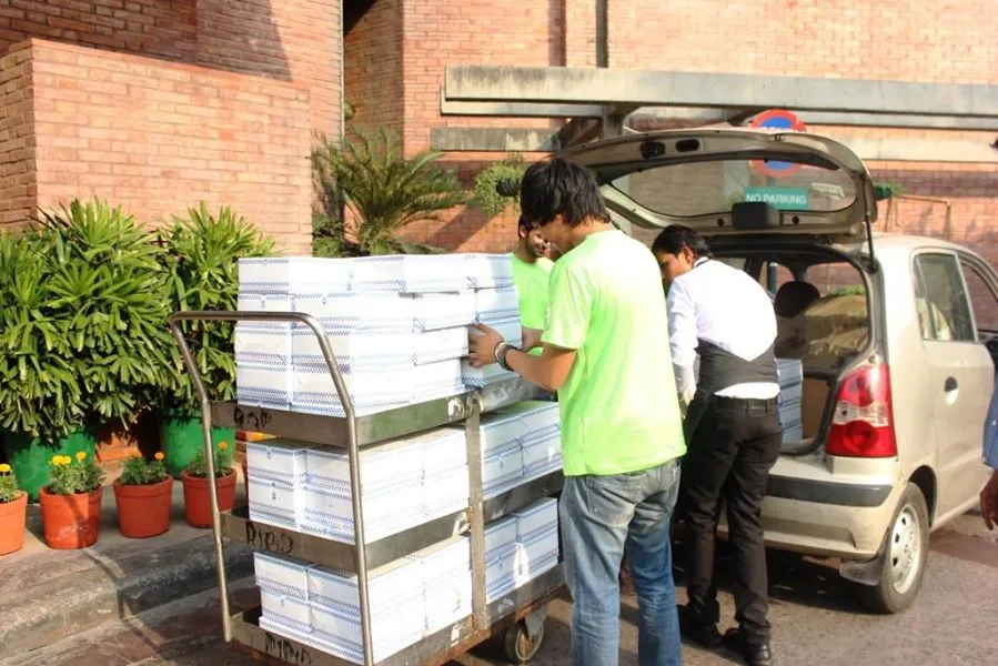 A 24x7 helpline number can be used to put the excess food to a better use.