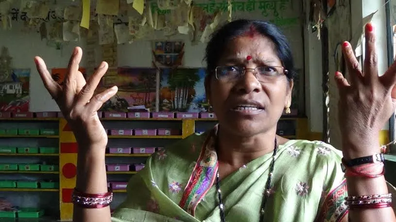  Headmistress Anusuya Jain has generously shared her time and tapped into years of experience to ensure that the school delivers on the promise of quality learning and also make Motwada a better place to live. (Credit: Purusottam Singh Thakur\WFS)