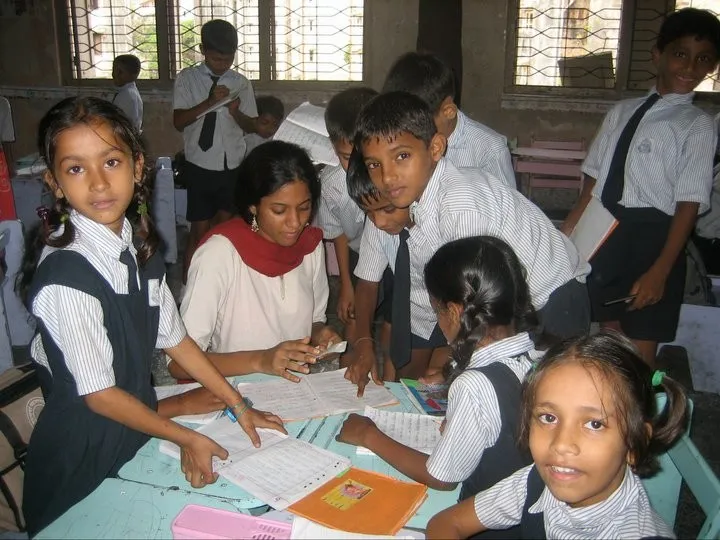 Venil started teaching as part of her graduation's compulsory social work program.