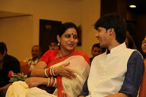 Falguni (left) started with just a few equipments.