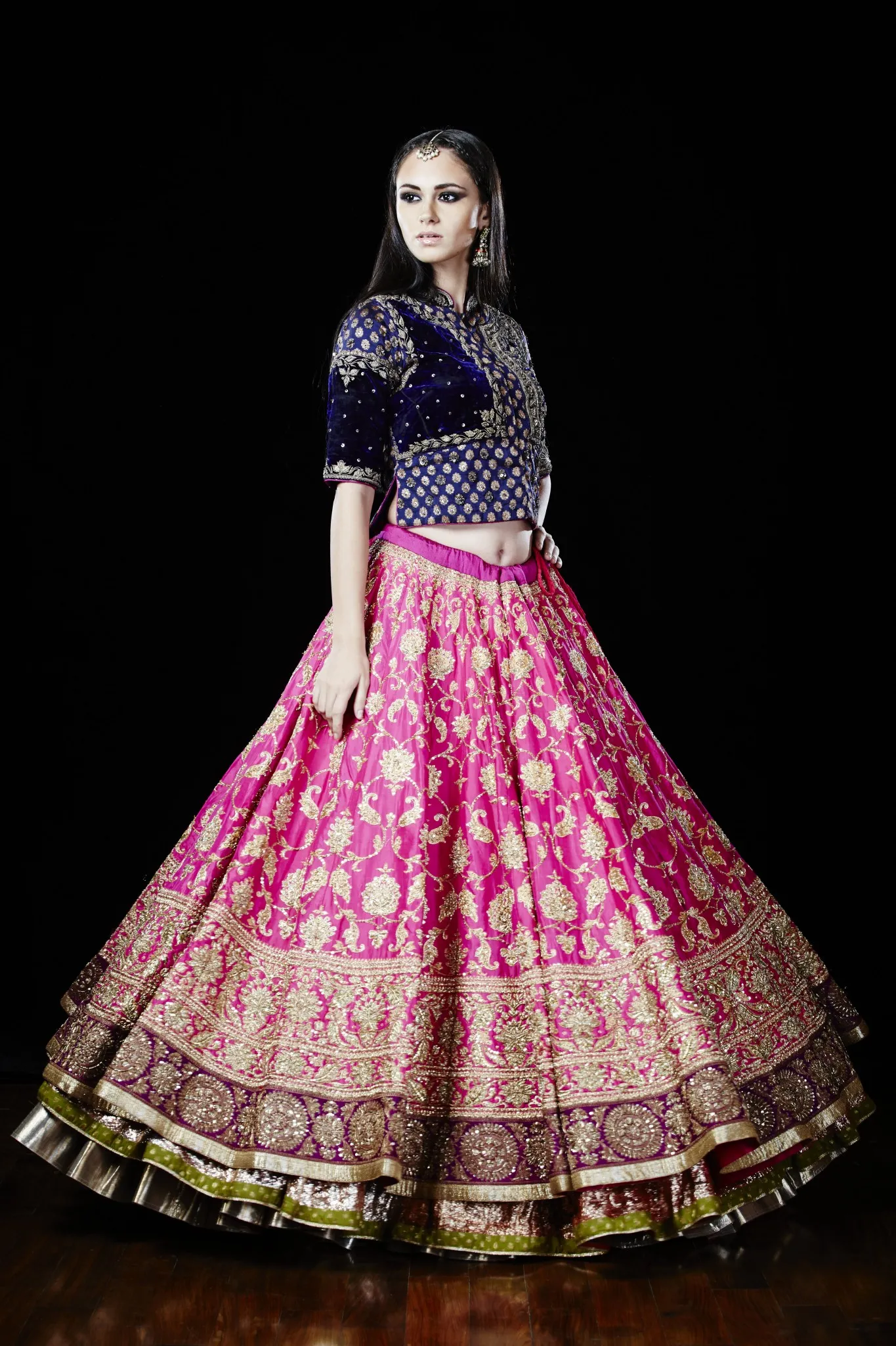 Ritu Kumar, the Delhi-based designer known for her revivalist projects centred round the traditional crafts and textiles of India, has tried to revive the fabulous tradition of gold and silver weaving of Banaras through her designs. (Courtesy: Ritu Kumar)