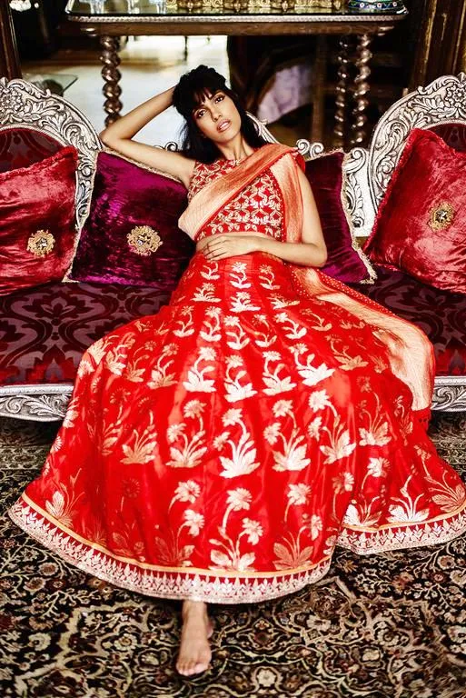 Mumbai designer Anita Dongre has been teaming up with handloom workers from states like Rajasthan, Gujarat and Maharashtra, on a regular basis to make clothes for her label, Anita Dongre Grassroots. (Courtesy: Anita Dongre)