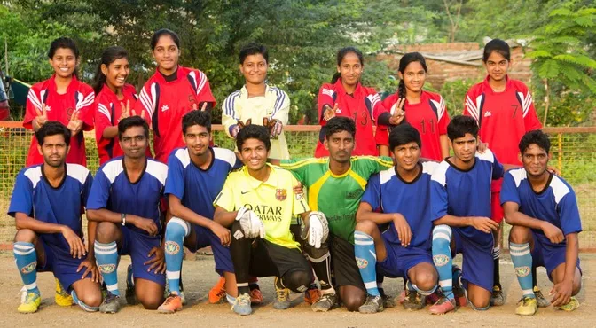 The Indian contingent