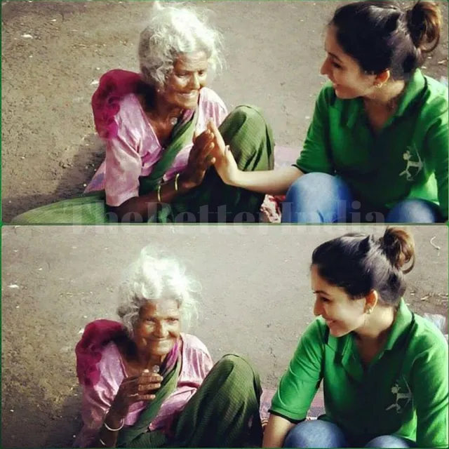 A Mumbai Robin being blessed by a receiver 