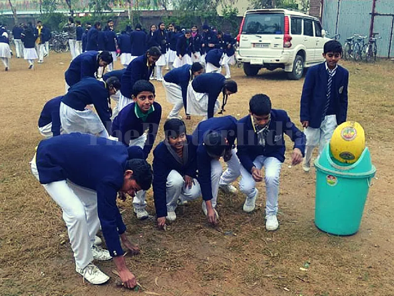 Children at a session with Abhishek 