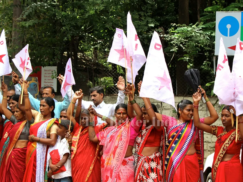 Members chant, drum and march until the accused agrees to reform