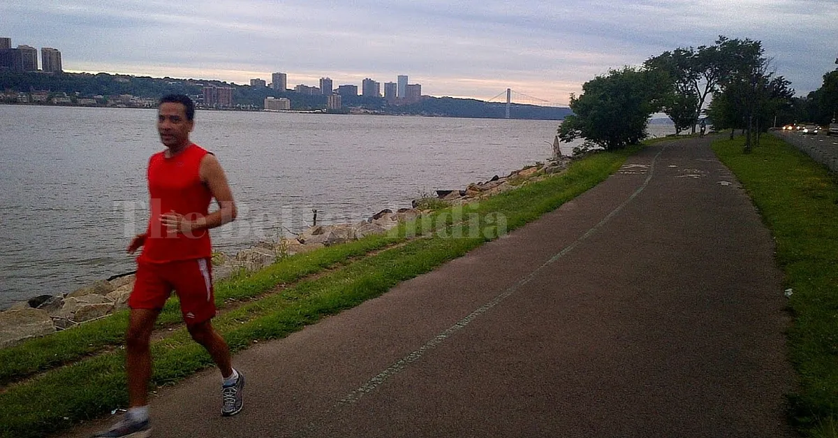 Seshadri developed a passion for running at a young age.