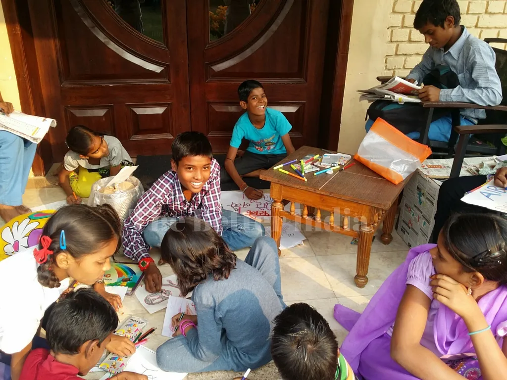 The slum kids have become empowered ad don't feel like beneficiaries anymore.