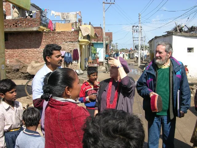 Frederick Shaw works with basti dwellers in Chandigarh