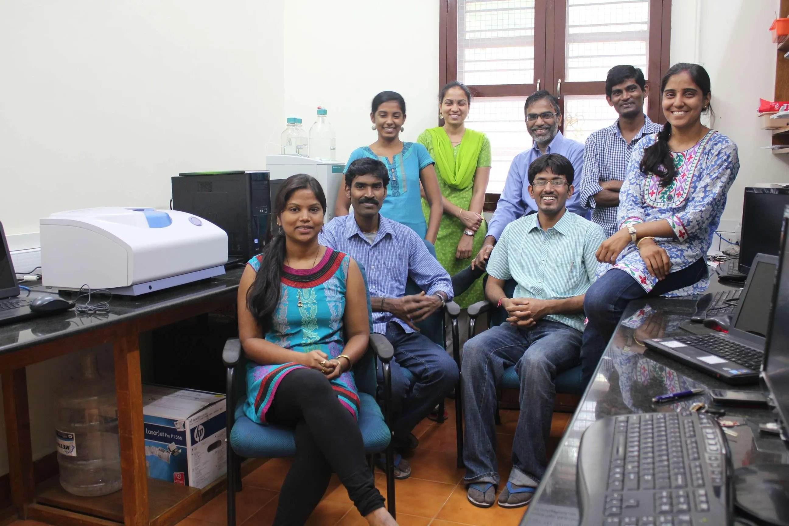 Team behind the water purifier 