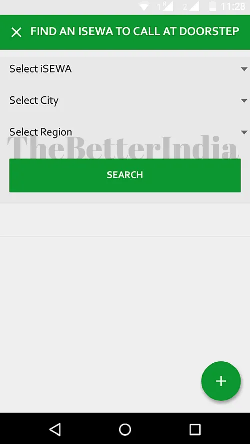 Mobile app for finding service providers 