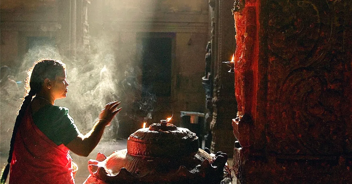 inside a temple