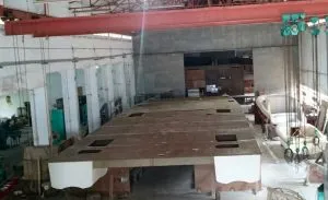 Deck integration taking place at the Kochi yard